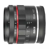 Объектив Meike 50mm f/1.7 Sony E, черный