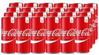 Coca Cola Classic, 0.25 л, 24 шт, банка, газированный напиток Кока Кола Классик, жб)