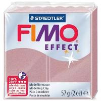 Полимерная глина FIMO Effect запекаемая перламутровая роза (8020-207), 57 г розовый 56 г