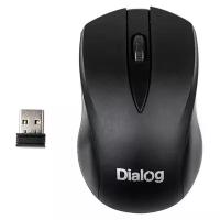 Беспроводная компактная мышь Dialog Comfort MROC-15U, черный