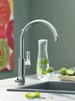 Смеситель для кухни GROHE Blue Pure Eurosmart с функцией фильтрации, хром (119708)