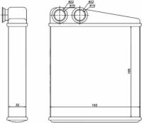 Радиатор отопителя салона RENAULT CLIO 05-/MODUS 04-/TWINGO 07-/WIND 10-/NISSAN MICRA K12 02-10 Sat STRN083950