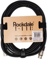 Кабель Rockdale XLR (m) - XLR (f) OFC, 6.5 м, 1 шт., черный