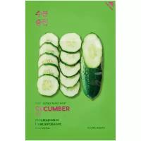 Holika Holika успокаивающая тканевая маска Pure essence mask sheet cucumber, огурец, 20 мл