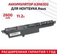 Аккумулятор (АКБ, аккумуляторная батарея) A3INI302 для ноутбука Asus VivoBook F200CA, 11.25В, 2600мАч