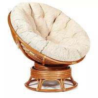 Кресло-качалка ротанг Papasan w 23/01 B Коньяк (без подушки)