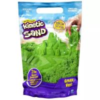 Кинетический песок Kinetic Sand большой (6047182/6047183/6047184/6047185), зеленый, 0.91 кг, пакет