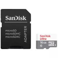 Карта памяти SanDisk Ultra microSDHC Class 10 UHS-I 80MB/s + SD adapter