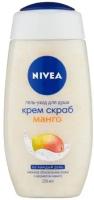 Гель-уход для душа NIVEA Крем-скраб Манго, 250 мл