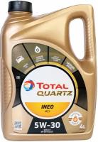 Синтетическое моторное масло TOTAL Quartz INEO MC3 5W30, 4 л, 1 шт