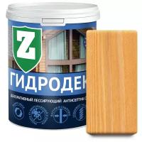 Водозащитная пропитка Зелест антисептик ГидроДекор Д-1, 0.9 кг, 0.9 л, янтарная ель