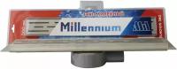 Трап для душа из нержавеющей стали Millennium 80 см (решётка 01) с сухим поворотным гидрозатвором