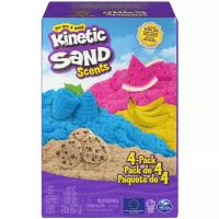 Набор для лепки Kinetic Sand Кинетический песок ароматизированный 4 шт 6060010
