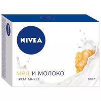 Nivea Крем-мыло кусковое Мед и молоко, 100 г