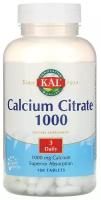 KAL Calcium Citrate (Цитрат кальция) 1000 мг 180 таблеток