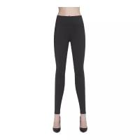 Женские моделирующие антицеллюлитные легинсы Bas Bleu CANDY 300 leggings push-up, размер 46, цвет Черный