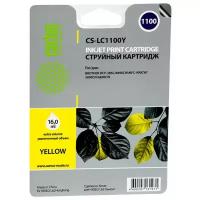 Cartridge ink Cactus CS-LC1100Y yellow (16ml) for Brother DCP-385c/6690cw/MFC-990/5890/5895/6490