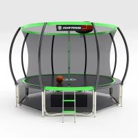 Каркасный Батут Jump Power 12 ft Pro Inside Basket Green