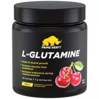 Аминокислота Л-Глютамин (L-Glutamin), Prime Kraft, L-Glutamine, 200 г, Дикая вишня