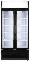 Витрина холодильная NORDFROST RSC 600 GKB, NoFrost, 568 л, LED-подсветка, Light BOX, 8 полок, MAX нагрузка полки 24 кг, 2 распашные двери