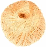 Пряжа Пехорка Цветное кружево абрикос (99), 100%мерсеризованный хлопок, 475м, 50г, 3шт