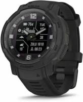 Умные часы Garmin INSTINCT CROSSOVER Solar Tactical Edition, черный