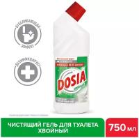 Универсальное чистящее средство, гель для унитаза с дезинфицирующим и отбеливающим эффектом Dosia Хвойный, 750 мл