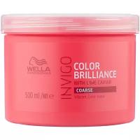 Wella Professionals INVIGO COLOR BRILLIANCE Маска-уход для защиты цвета жестких волос, 500 мл