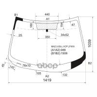 Стекло Лобовое Mazda 3 4/5D Sed/Hbk 09-13 XYG арт. MAZ-3-09-L-VCP LFW/X