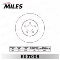 Диск Тормозной Передний MILES K001209