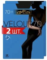 Колготки женские Omsa Velour 70 Nero 3 (спайка 2 шт)