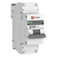 Автоматический выключатель EKF ВА 47-100 (D) 10kA 125 А