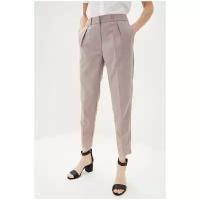 Брюки baon Деловые брюки со складками Baon, размер: L, розовый