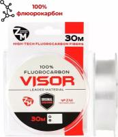 100% флюорокарбон флюрокарбон флюр Fluorocarbon калиброванная леска для рыбалки без памяти Zander Master VISOR