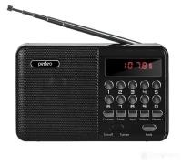 Perfeo радиоприемник цифровой PALM FM+ 87.5-108МГц MP3 питание USB или 18650 черный (i90-BL) [PF_