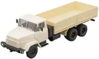 Kraz 250 onboard late 1985-1995 beige/white (ussr russia) | краз 250 бортовой поздний 1985-1995 бежевый/белый