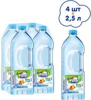 Вода детская негаз. Черноголовка Бэйби оранжевая корова 2,5 л ПЭТ (4 шт)