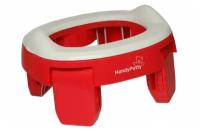 Дорожный горшок Roxy-Kids HandyPotty в фирменной сумке, коралловый