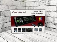 Автомагнитола Pioneer 1DIN MVH Y8057MBT с Bluetooth, AUX, USB, 6 цветов подсветки, пульт ДУ