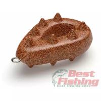 Рыболовное грузило «Капля-рамка с шипами» ухо (130 г) полиэфирная окраска