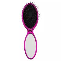 Wet Brush массажная щетка Мини-щетка для спутанных волос Pop and Go Detangler Metallic, 13 см