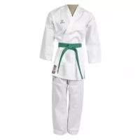 Кимоно для каратэ BestSport BANZAI 2601 WKF, белое, 130см