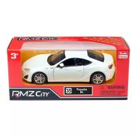 Машина металлическая RMZ City серия 1:32 Toyota FT86, инерционная, цвет белый, двкри открываются 554020-WT