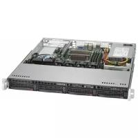 Сервер Supermicro SuperServer 5019S-MN4 без процессора/без ОЗУ/без накопителей/количество отсеков 3.5