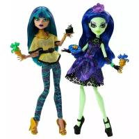 Набор кукол Monster High Нефера де Нил и Аманита Найтшейд, 26 см, DMD73