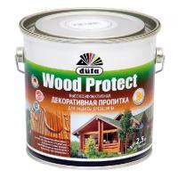 Dufa пропитка Wood Protect, 2.5 кг, 2.5 л, махагон