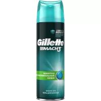 Гель для бритья Mach3 Complete Defense для чувствительной кожи Gillette, 200 мл