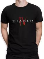 Футболка с принтом Диабло 4 / Diablo IV / Мужская