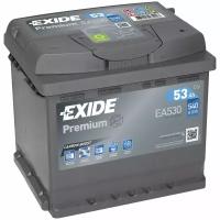 Автомобильный аккумулятор Exide Premium EA530, 207х175х190
