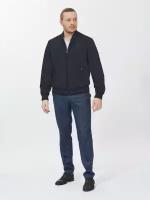 Куртка мужская с отд. из трикотажа, MADZERINI, BEN/G933-14, сине-чёрный, размер 52
